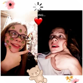 Sticker Малышки-крутышки❤️ - 6