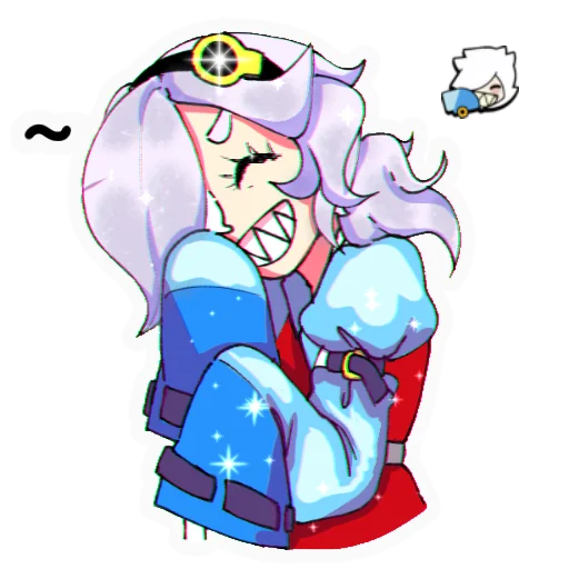 Sticker Коля в исполнении нягири - 9