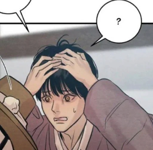 cartoon anime human face