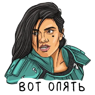 Стикер Мандалорец - Mandalorian - 5