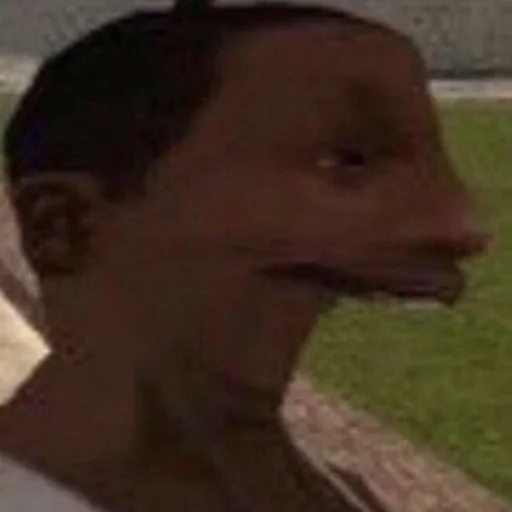 person grass human face