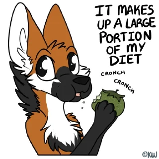 Стикер Maned Derp - 6