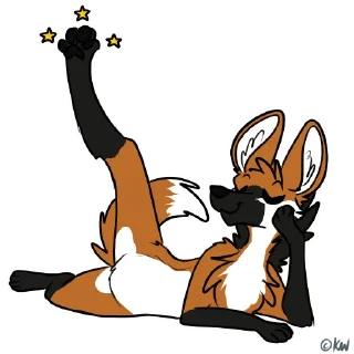 Стикер Maned Derp - 1