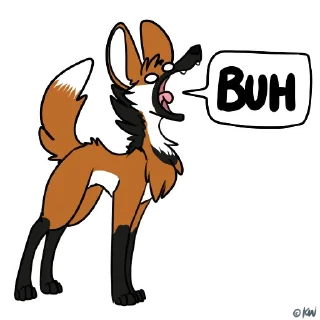 Стикер Maned Derp - 11