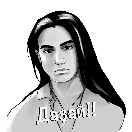 human face sketch drawing