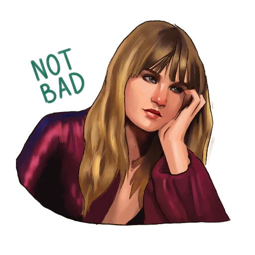 human face cartoon woman