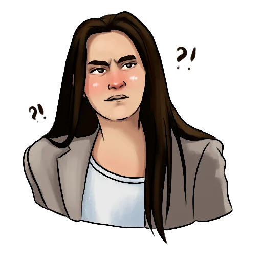 human face sketch illustration