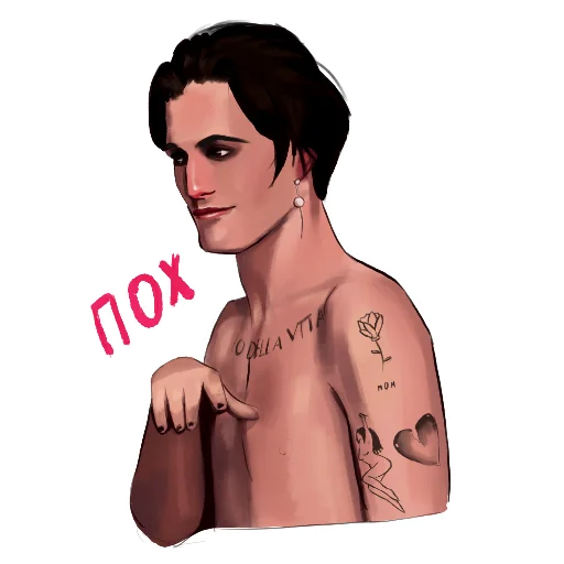 human face sketch illustration