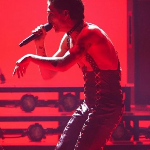 person microphone concert