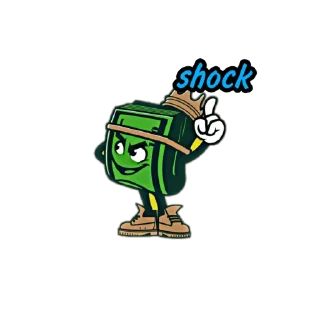 Стикер Деньги shock - 3