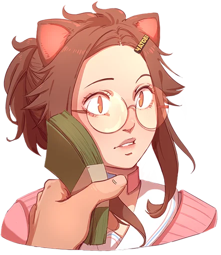 Sticker MANGUA - YouTube канал про аніме та манґу - 8