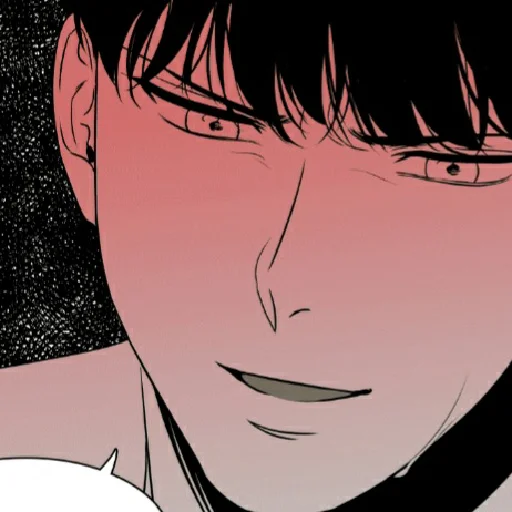 аниме иллюстрация человеческое лицо