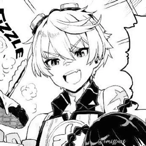 аниме иллюстрация эскиз