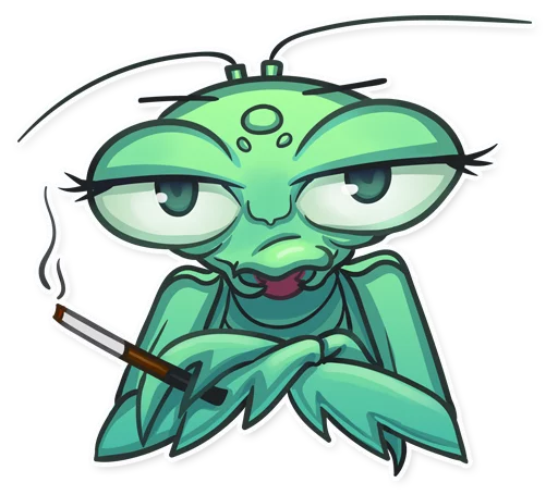 Sticker Eva the Mantis - 11