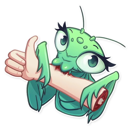 Sticker Eva the Mantis - 10