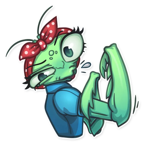 Sticker Eva the Mantis - 9