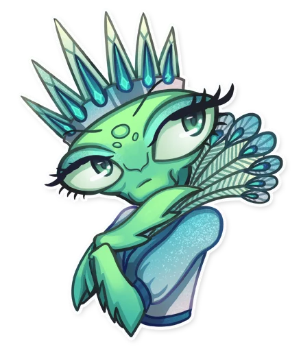 Sticker Eva the Mantis - 5