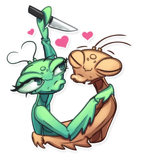 Sticker Eva the Mantis - 4