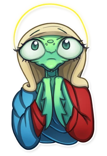 Sticker Eva the Mantis - 2