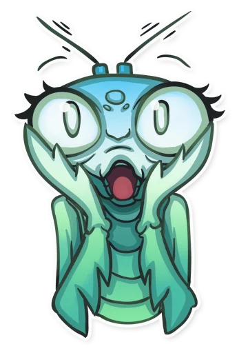 Sticker Eva the Mantis - 1