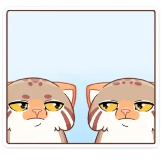 Sticker Манул Ур без текста @stickers_vk - 1