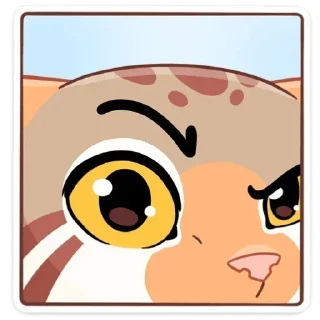 Sticker Манул Ур без текста @stickers_vk - 3