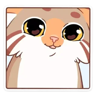 Sticker Манул Ур без текста @stickers_vk - 9