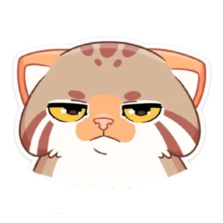 Sticker Манул Ур без текста @stickers_vk - 6