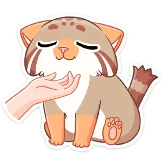 Sticker Манул Ур без текста @stickers_vk - 5