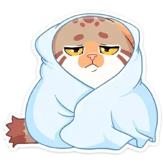 Sticker Манул Ур без текста @stickers_vk - 2