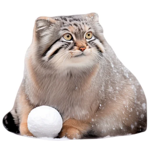 Sticker ManulWinter - 1