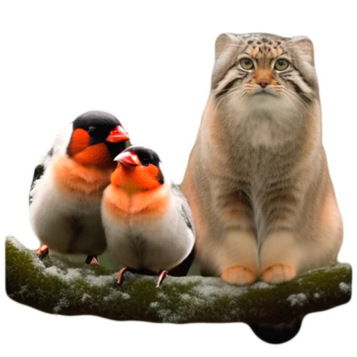 Sticker ManulWinter - 1