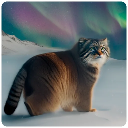 Sticker ManulWinter - 1