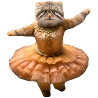 Sticker Winter Manul @animalplantspb - 7