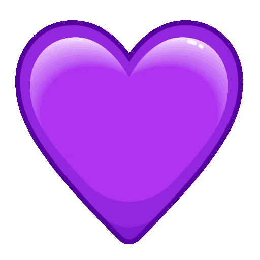 heart purple valentine's day