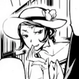 Стикер Маргарет Митчелл @DazaiStikers - 4