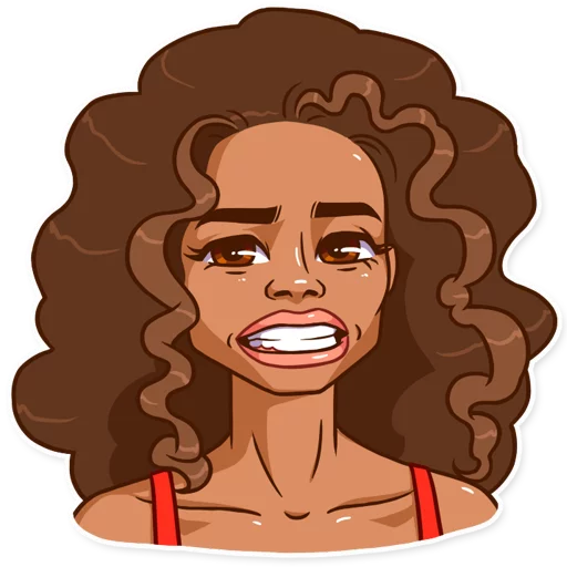 cartoon human face clipart