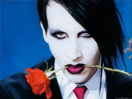 Marilyn Manson - человеческое лицо