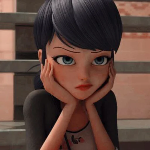 Стикер 𝗠𝗮𝗿𝗶𝗻𝗲𝘁𝘁 𝗯𝘆 disneyy_1❤️ - 3