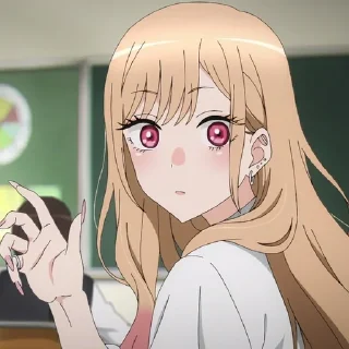 Sticker ʹʹ𝘔𝘢𝘳𝘪𝘯 𝘒𝘪𝘵𝘢𝘨𝘢𝘸𝘢¹ ༢ @Play_with_fire - 1