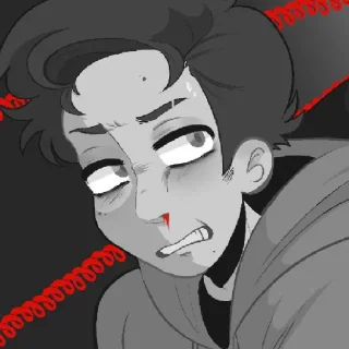 Sticker Mark Heathcliff <3 @laymishh - 2