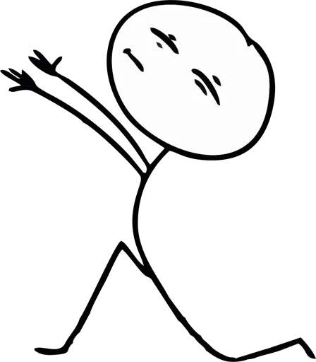 черно-белый силуэт