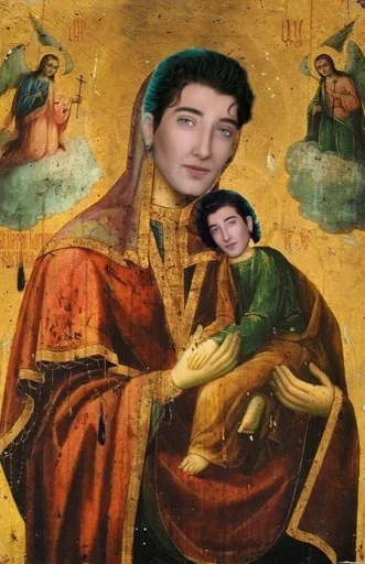 живопись человеческое лицо одежда