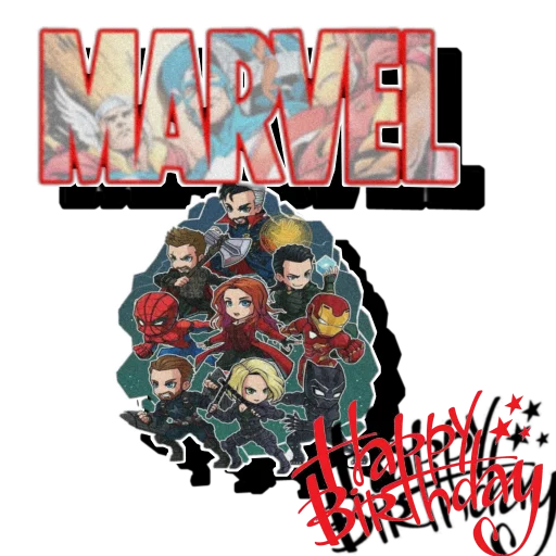 Стикер Марвел - 1