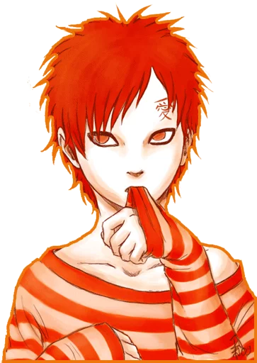 Sticker Mary Scarlet (Gaara) - 10