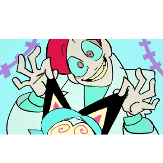 Sticker ПсихоНяшки - 0