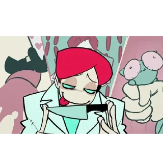 Sticker ПсихоНяшки - 9