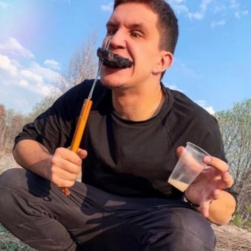 Человек небо на открытом воздухе