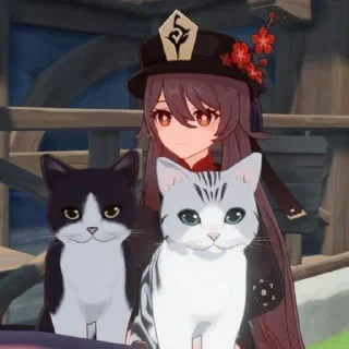 Sticker Genshin impact ( Ху Тао ) - 7