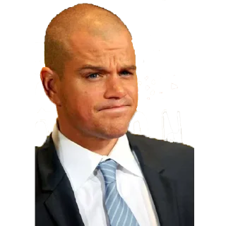 Sticker Matt Damon @stickersb2b - 3